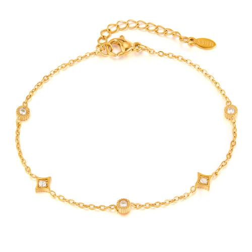 Wholesale Stainless Steel Zirconia Niche Bracelet