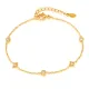 Wholesale Stainless Steel Zirconia Niche Bracelet