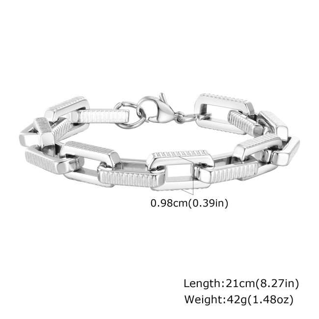 Wholesale Stainless Steel Handmade Chain Bracelets