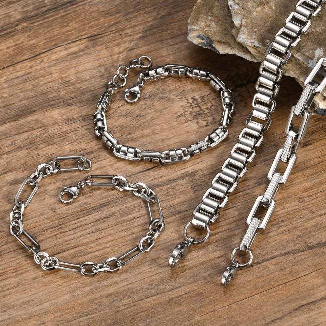 Wholesale Stainless Steel Handmade Chain Bracelets