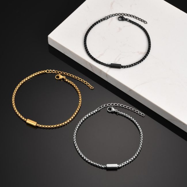 Wholesale Stainless Steel Men's Minimalist Bracelet