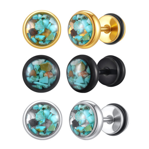 Wholesale Stainless Steel Turquoise Earrings