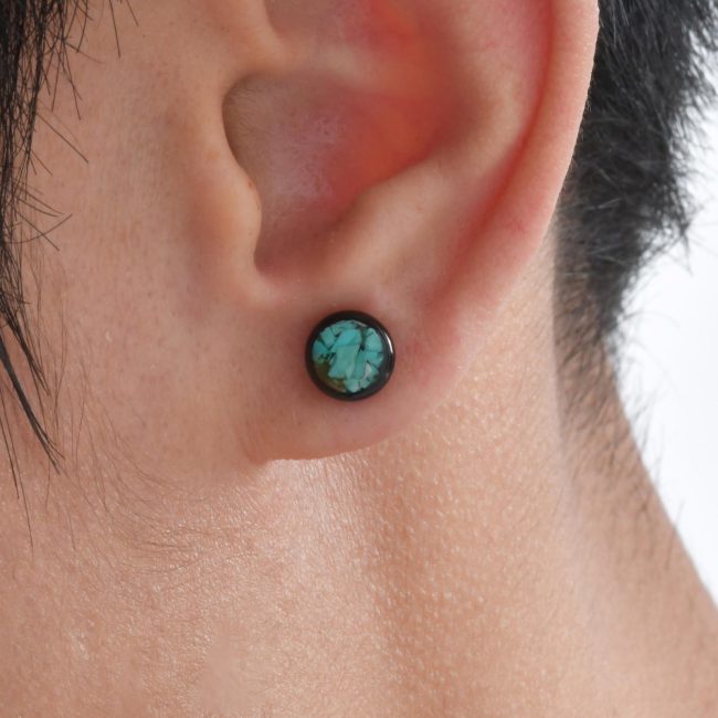 Wholesale Stainless Steel Turquoise Earrings