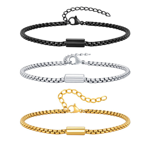 Wholesale Stainless Steel Men's Minimalist Bracelet