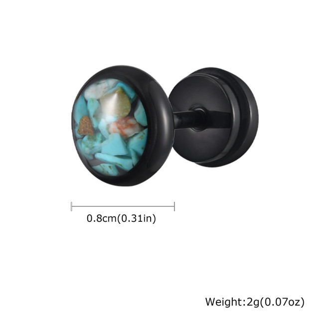 Wholesale Stainless Steel Turquoise Earrings