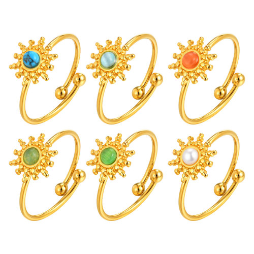 Wholesale Stainless Steel Cat's Eye Open Ring