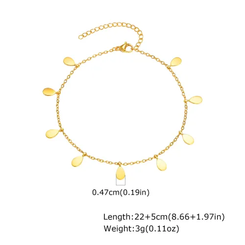 Wholesale Stainless Steel Beach Ladies Anklet