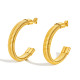 Wholesale Stainless Steel Minimalist Earrings