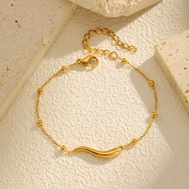 Wholesale Stainless Steel Chilli Bracelet