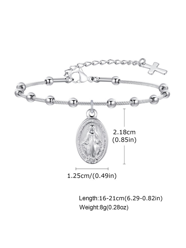Wholesale Stainless Steel Madonna Bracelet