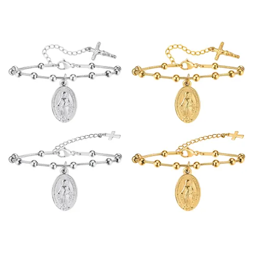 Wholesale Stainless Steel Madonna Bracelet