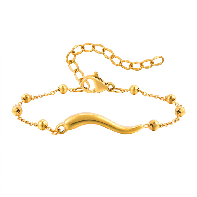Wholesale Stainless Steel Chilli Bracelet