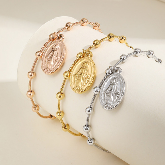 Wholesale Stainless Steel Madonna Bracelet