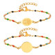 Wholesale Stainless Steel Colorful Beads Bracelet