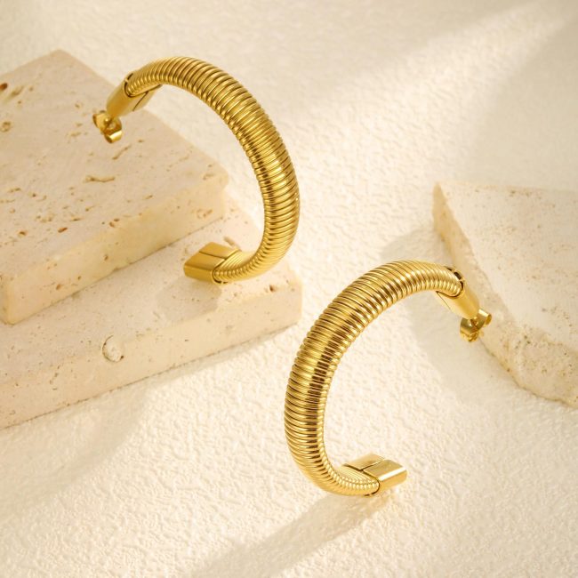 Wholesale Stainless Steel Minimalist Earrings