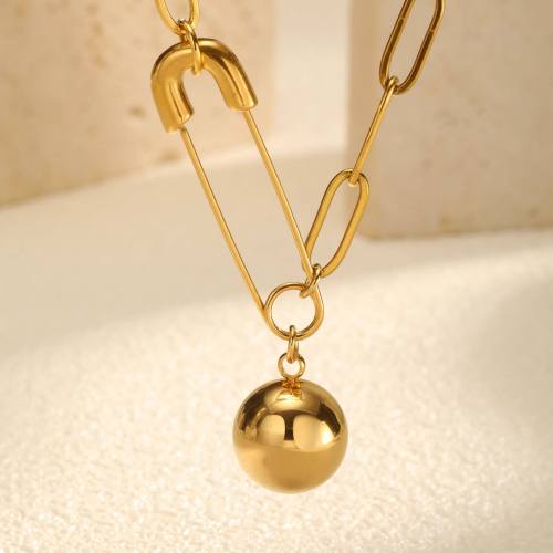 Wholesale Stainless Steel Ball Necklace