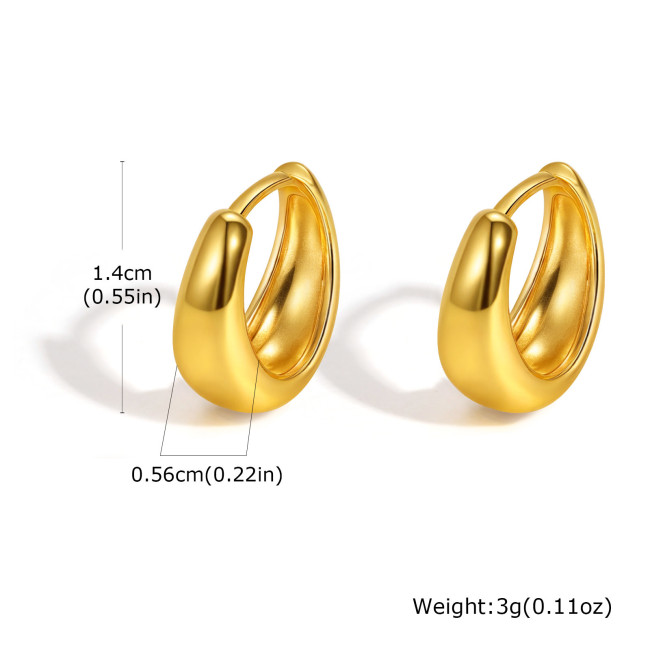 Wholesale Copper INS Style Earrings