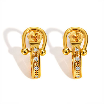 Wholesale Copper Horseshoe Earrings