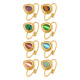 Wholesale Stainless Steel Cat's Eye Drop Ring