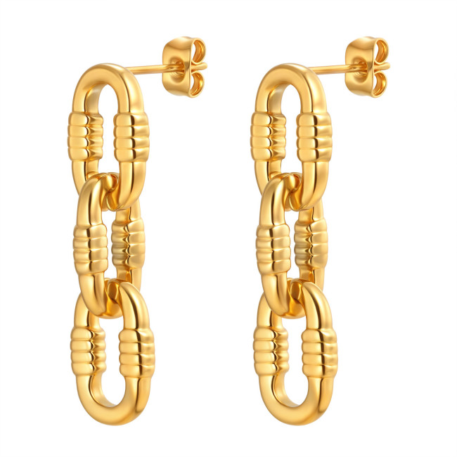 Copy Wholesale Stainless Steel Turquoise Earrings