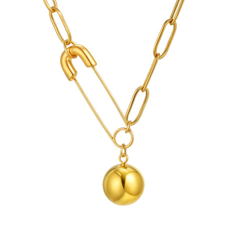Wholesale Stainless Steel Ball Necklace
