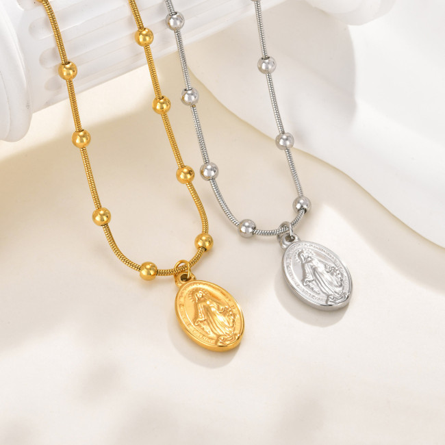 Wholesale Stainless Steel Madonna Pendant
