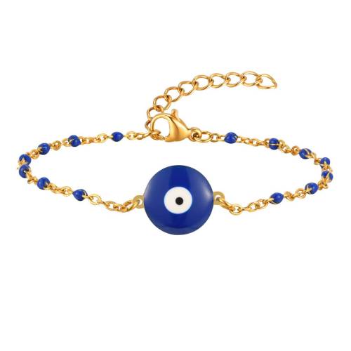 Wholesale Stainless Steel Blue Devil's Eye Bracelet