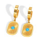 Wholesale Stainless Steel Turquoise Earrings