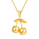 Wholesale Stainless Steel Cherry Necklaces