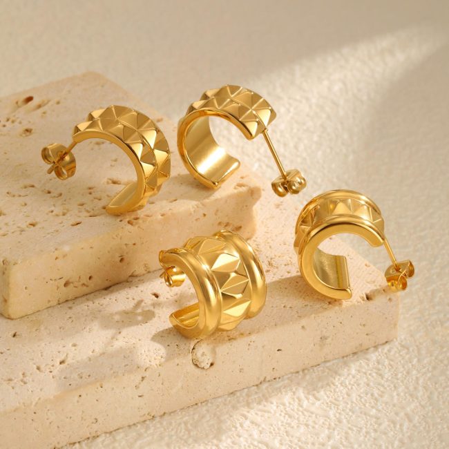 Wholesale Stainless Steel Fashion Premium Earrings