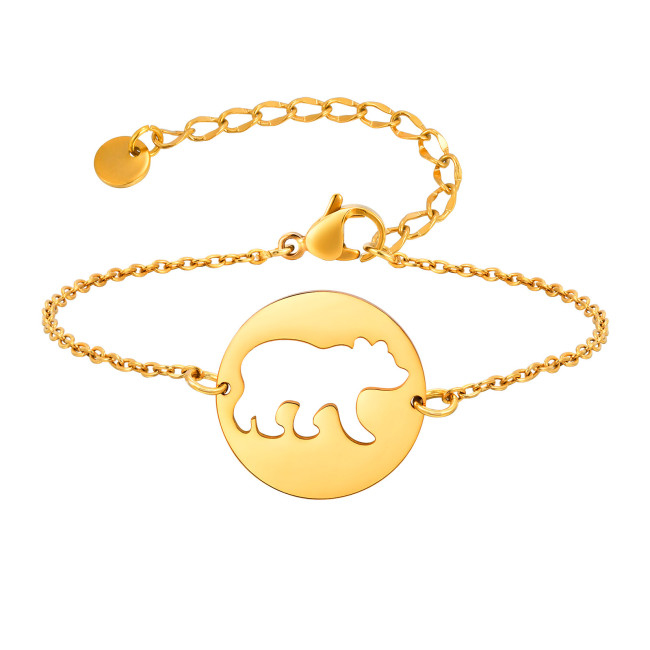 Wholesale Stainless Steel Bear Bracelet