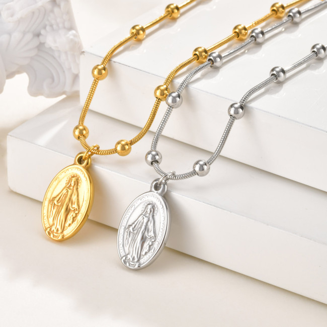 Wholesale Stainless Steel Madonna Pendant