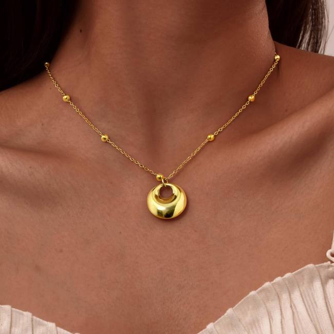 Wholesale Stainless Steel Fashion Niche Necklace