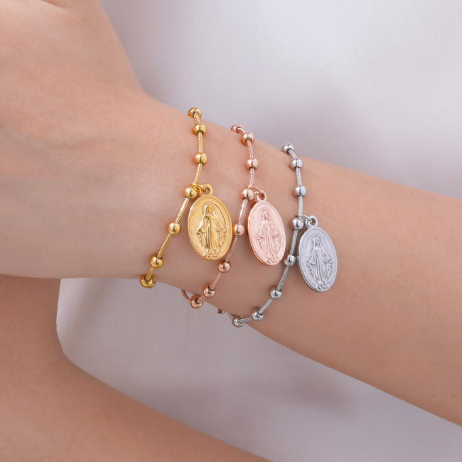 Wholesale Stainless Steel Madonna Bracelet