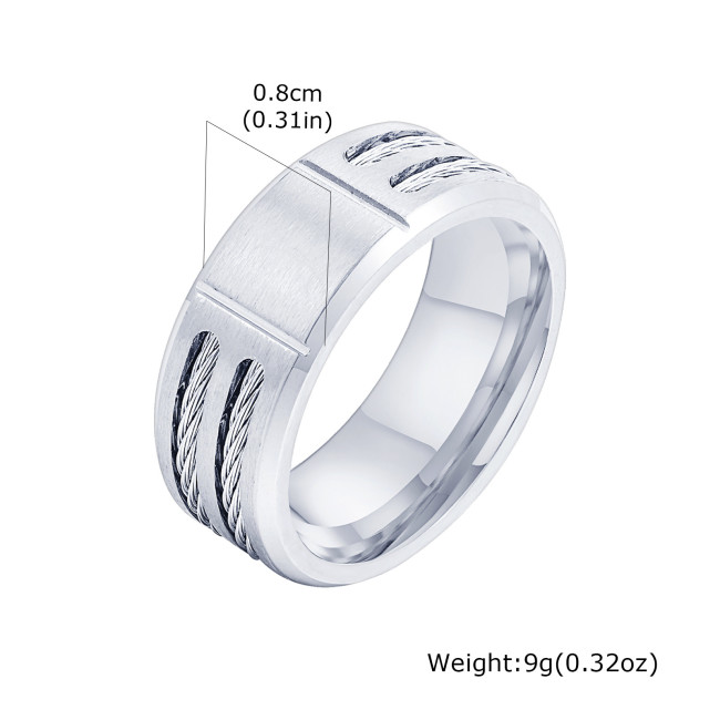 Wholesale Stainless Steel Mens Engravable Ring