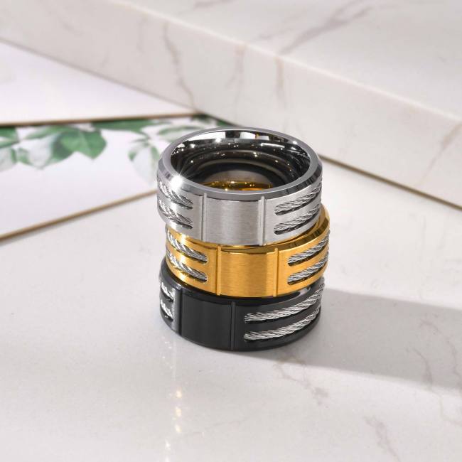Wholesale Stainless Steel Mens Engravable Ring
