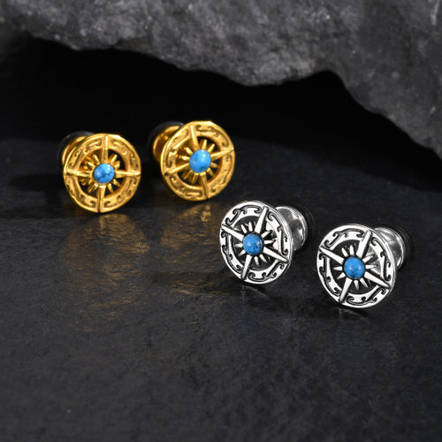 Wholesale Stainless Steel Compass Earrings