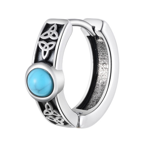 Wholesale Stainless Steel Celtic Turquoise Earrings
