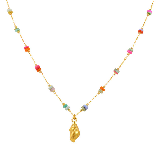 Wholesale Stainless Steel Conch Necklace