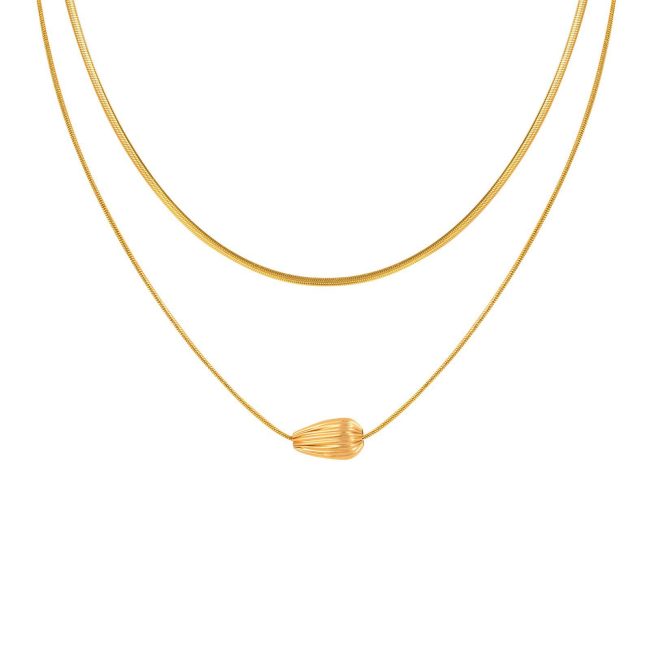 Wholesale Stainless Steel Stacking Necklace