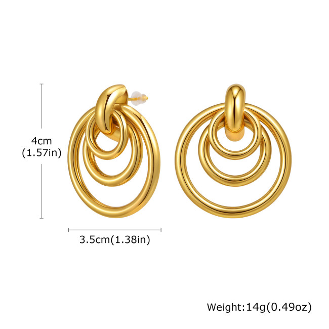 Wholesale Stainless Steel Fashion Premium Earrings