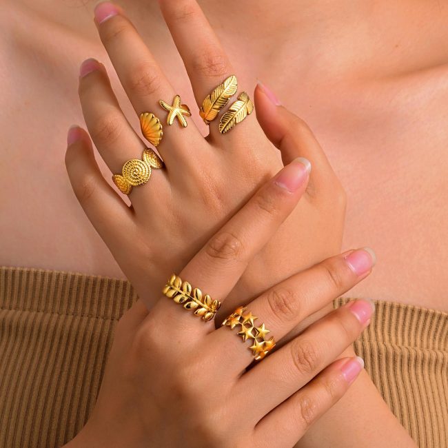 Wholesale Stainless Steel Designer Women's Ring