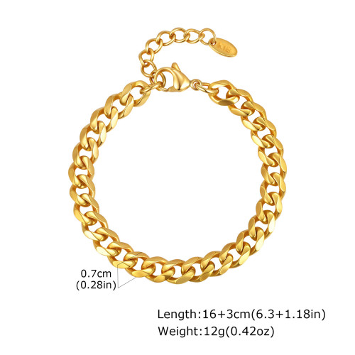 Wholesale Stainless Steel Women's Gold Bracelet