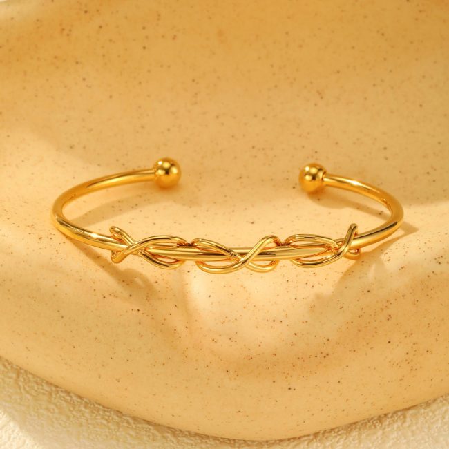 Wholesale Stainless Steel Infinity Open Bangle