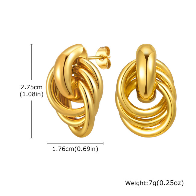 Wholesale Stainless Steel Fashion Premium Earrings