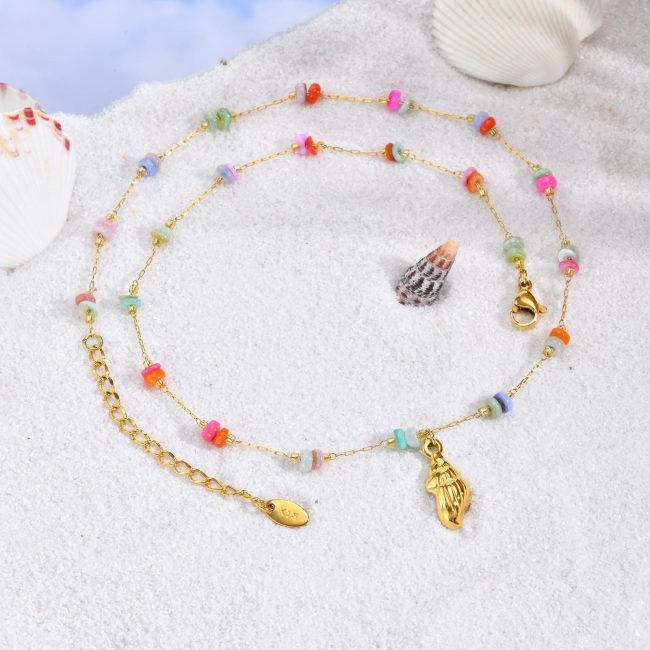 Wholesale Stainless Steel Conch Necklace
