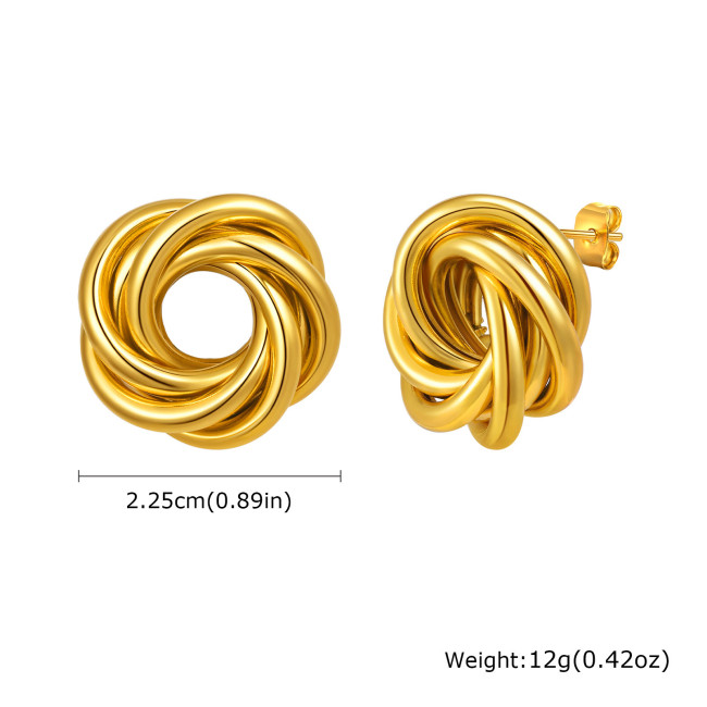 Wholesale Stainless Steel Fashion Premium Earrings