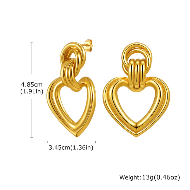 Wholesale Stainless Steel Fashion Premium Earrings