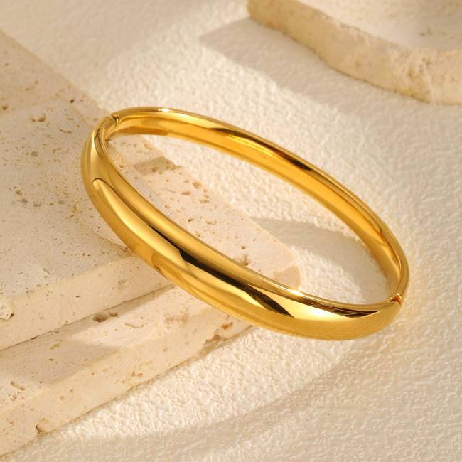 Wholesale Stainless Steel High-Polish Bangle