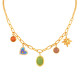 Wholesale Stainless Steel Cat's Eye Stone Necklace